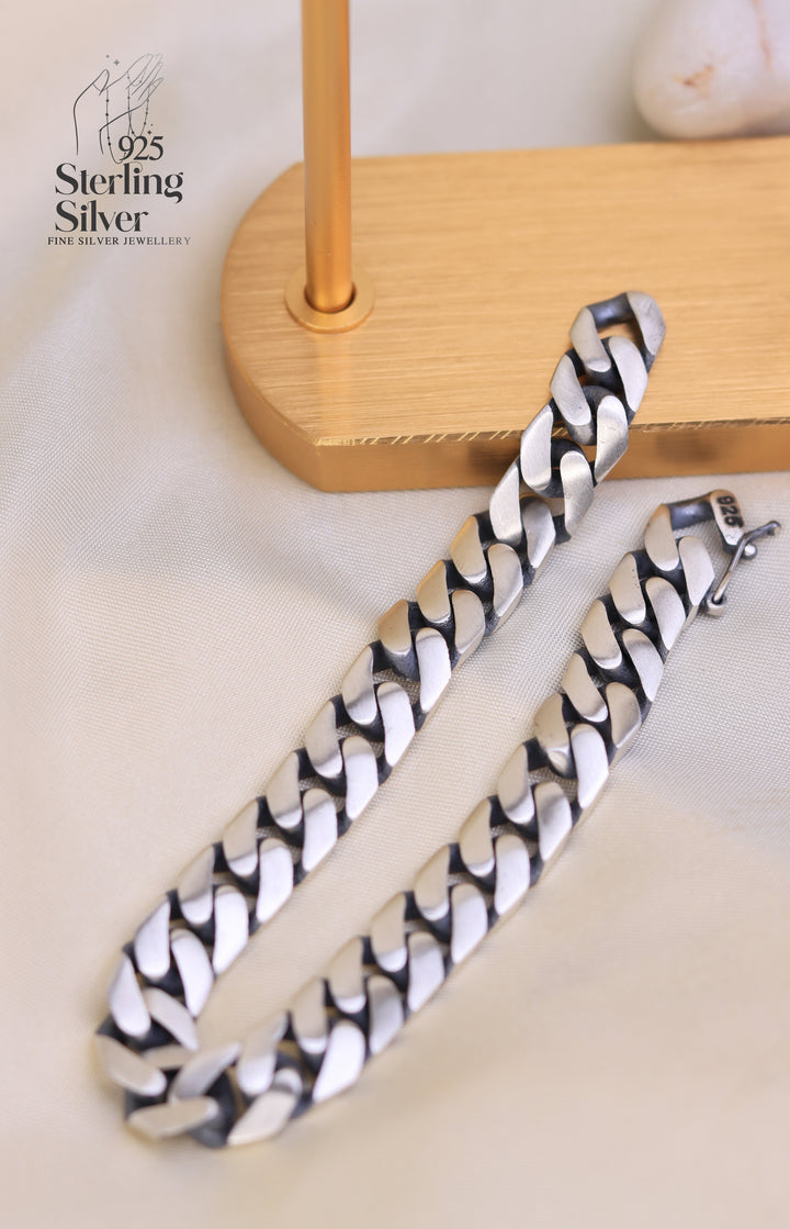 Classic Curb 925 Sterling Silver Linkage Bracelet