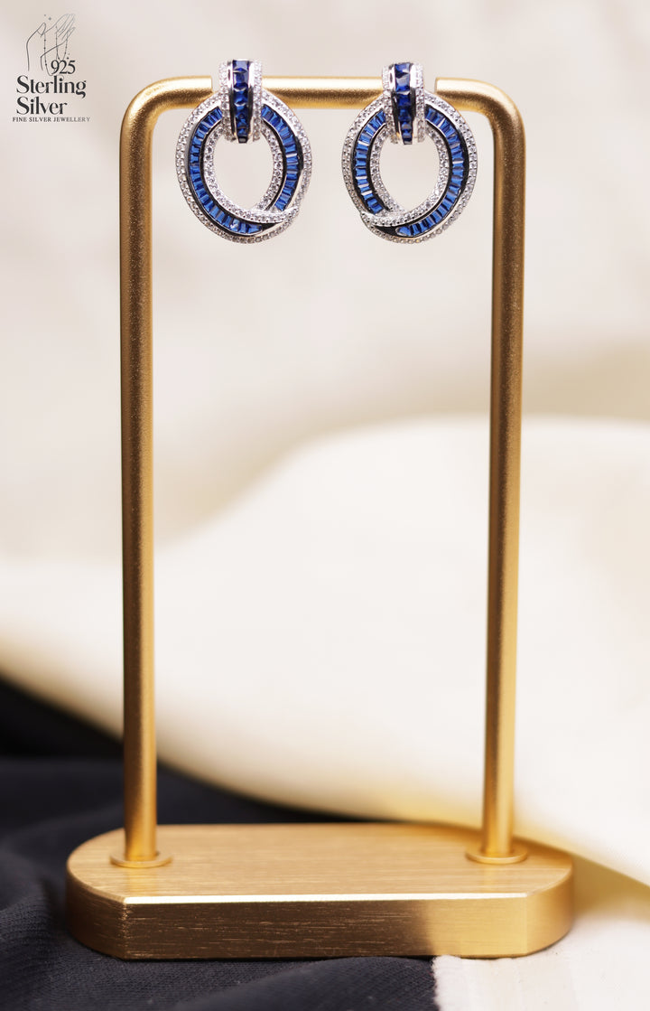 Classy Loops 925 Sterling Silver Earrings