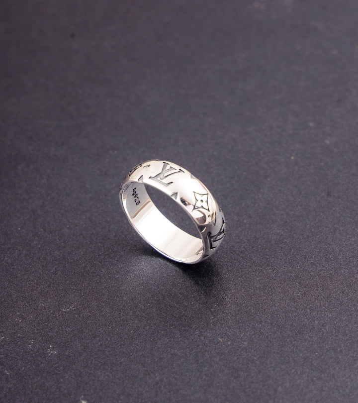 Louis Vuitton 925 Sterling Silver Band Ring