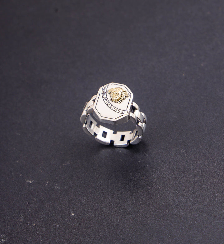 Versace Medusa 925 Sterling Silver Ring