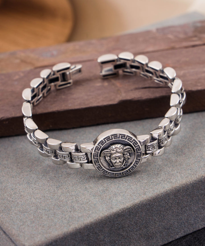 Versace Medusa 925 Sterling Silver Bracelet
