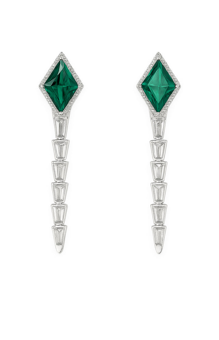 Serpentine 925 Sterling Silver Earrings